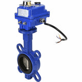 Vanne papillon d'eau Elephant ggg50-316l-epdm-elephant-12, matériau du corps - fonte GGG50, matériau du disque - acier inoxydable AISI 316L, joint - EPDM, commande par actionneur électrique