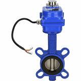 Vanne papillon d'eau Elephant ggg50-316l-epdm-elephant-12, matériau du corps - fonte GGG50, matériau du disque - acier inoxydable AISI 316L, joint - EPDM, commande par actionneur électrique