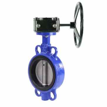 Vanne papillon d'eau Elephant WCB-316L-NBR matériau du corps - Acier au carbone WCB, matériau du disque - Acier inoxydable AISI 316L, joint - NBR avec engrenage Elephant HAM