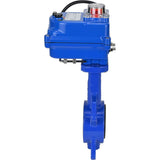 Vanne papillon d'eau Elephant GGG50-316L-EPDM matériau du corps - fonte GGG50, matériau du disque - acier inoxydable 316L, joint - EPDM avec actionneur électrique Elephant 220V