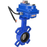Vanne papillon d'eau Elephant GGG50-316L-EPDM matériau du corps - fonte GGG50, matériau du disque - acier inoxydable 316L, joint - EPDM avec actionneur électrique Elephant 220V