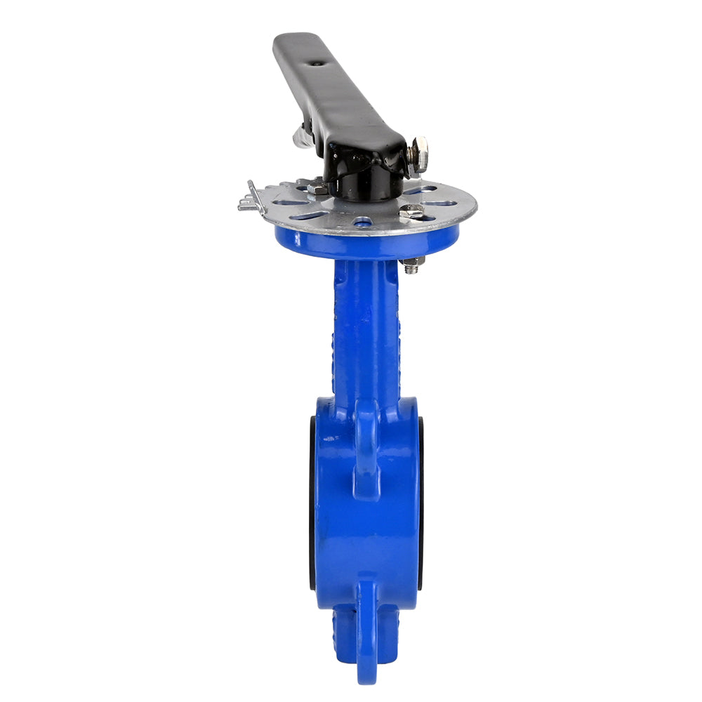 Vanne papillon d'eau Elephant WBV3432V-2W-Fb-H PN16, matériau du corps - acier au carbone WCB, matériau du disque - acier inoxydable 316L, joint - VITON, commande par volant