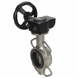 Vanne papillon d'eau Elephant 316L-316L-VITON matériau du corps - acier inoxydable AISI 316L, matériau du disque - acier inoxydable AISI 316L, joint - Viton avec engrenage Elephant HAM