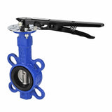 Vanne papillon d'eau Elephant WBV1132N-2W-Fb-H PN16, matériau du corps - fonte GG25, matériau du disque - acier inoxydable 316L, joint - NBR, commande par volant
