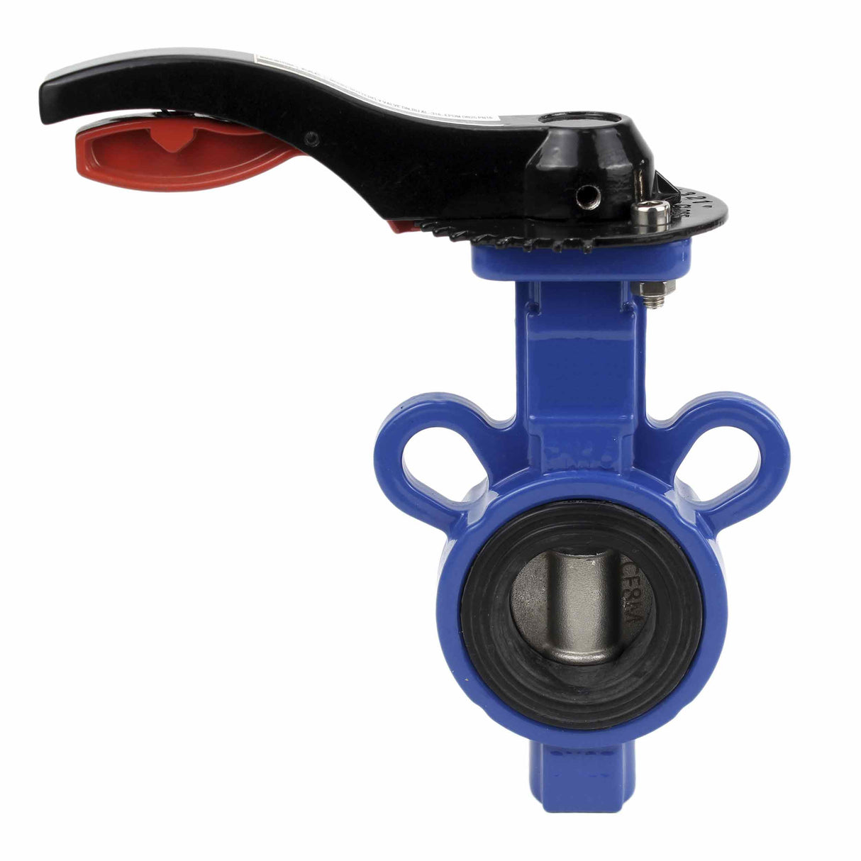 Vanne papillon d'eau Elephant WBV0232E-2W-Fb-H PN16, matériau du corps - alliage d'aluminium, matériau du disque - acier inoxydable 316L, joint - EPDM, commande par volant