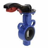 Vanne papillon d'eau Elephant WBV0232E-2W-Fb-H PN16, matériau du corps - alliage d'aluminium, matériau du disque - acier inoxydable 316L, joint - EPDM, commande par volant