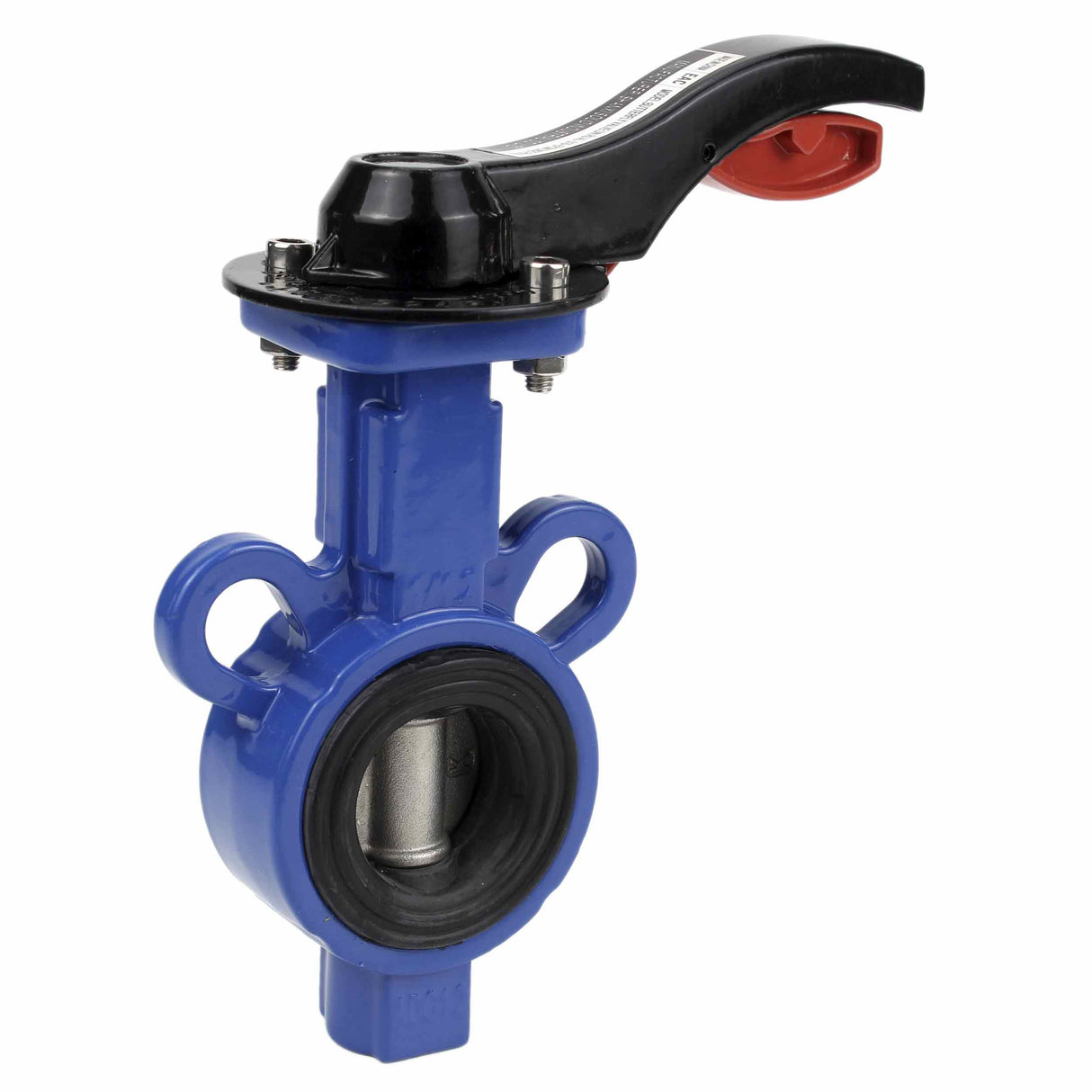 Vanne papillon d'eau Elephant WBV0232E-2W-Fb-H PN16, matériau du corps - alliage d'aluminium, matériau du disque - acier inoxydable 316L, joint - EPDM, commande par volant